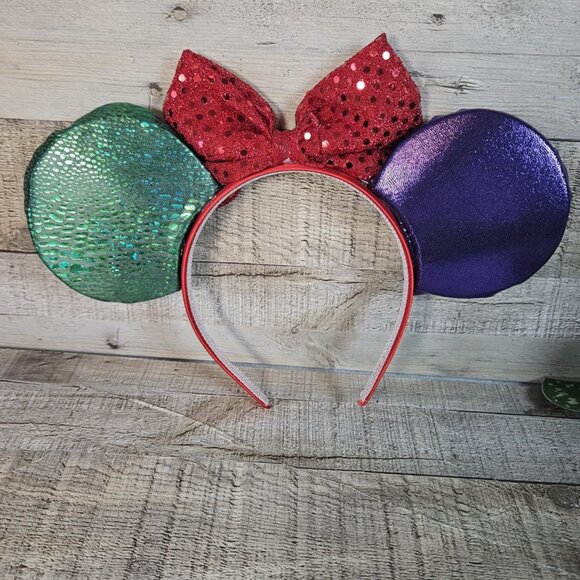 Handmade Ariel Little Mermaid Inspired Disney Ears - Picture 2 of 6